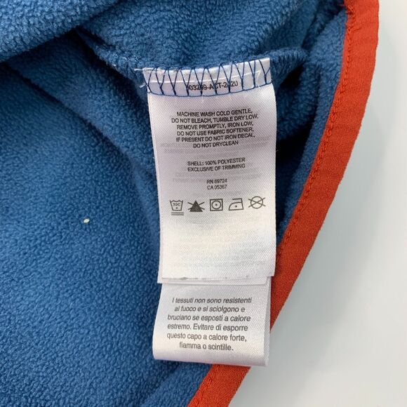 Columbia Fleece Sweater Mens L Large Blue Mountain Side Colorblock 1/2 Zip - Picture 8 of 12